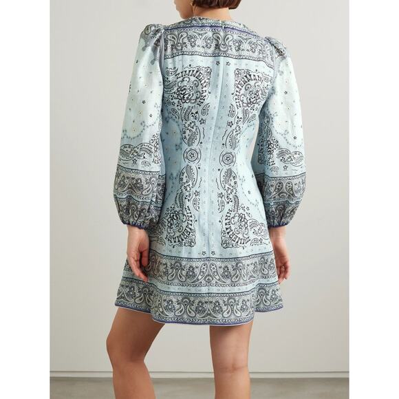 New With Tags ❤️Zimmermann Linen Mini Dress❤️ - Picture 3 of 3